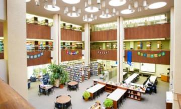 The main floor of the Education Library