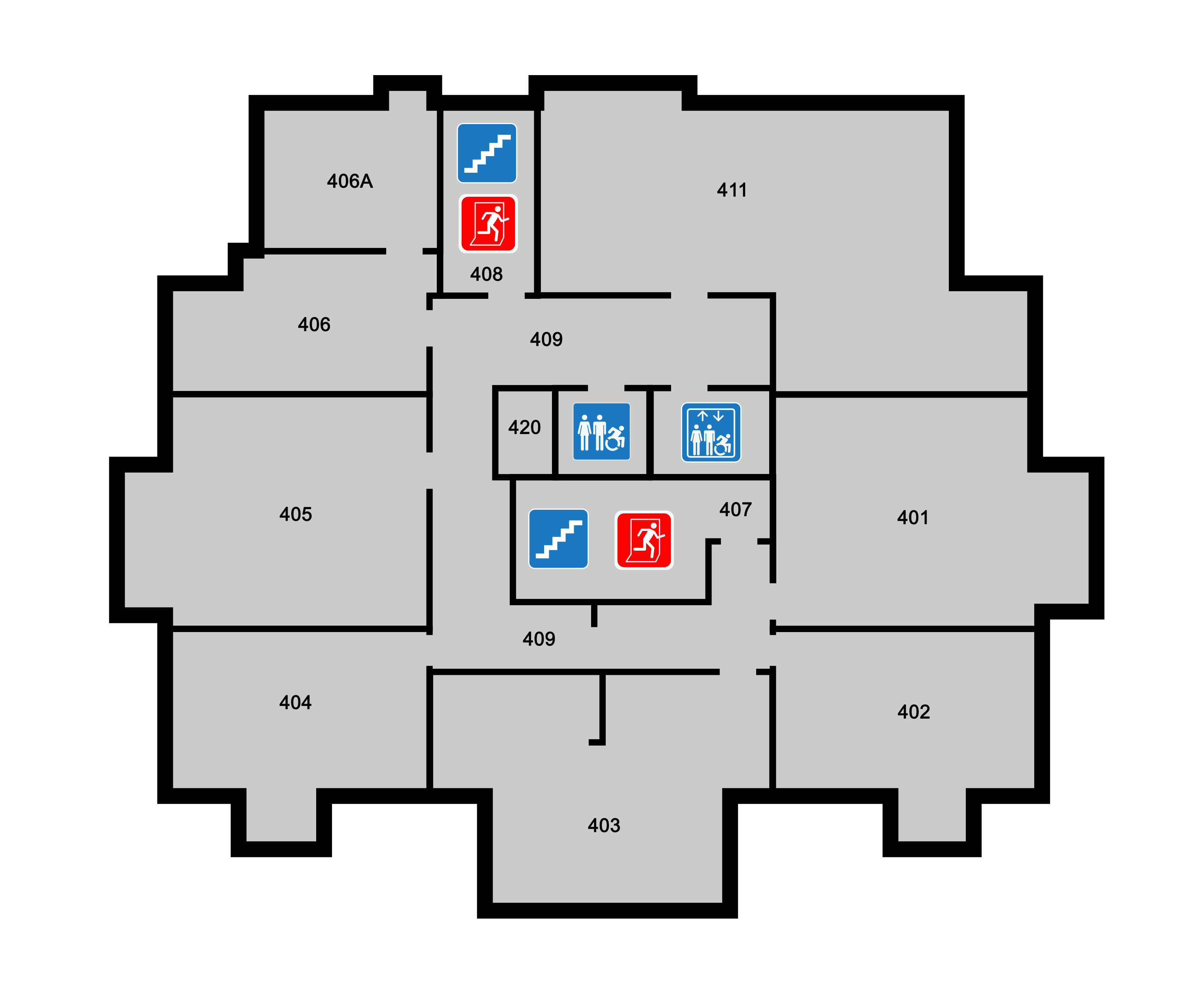 Queen's University Archives level four floor plan