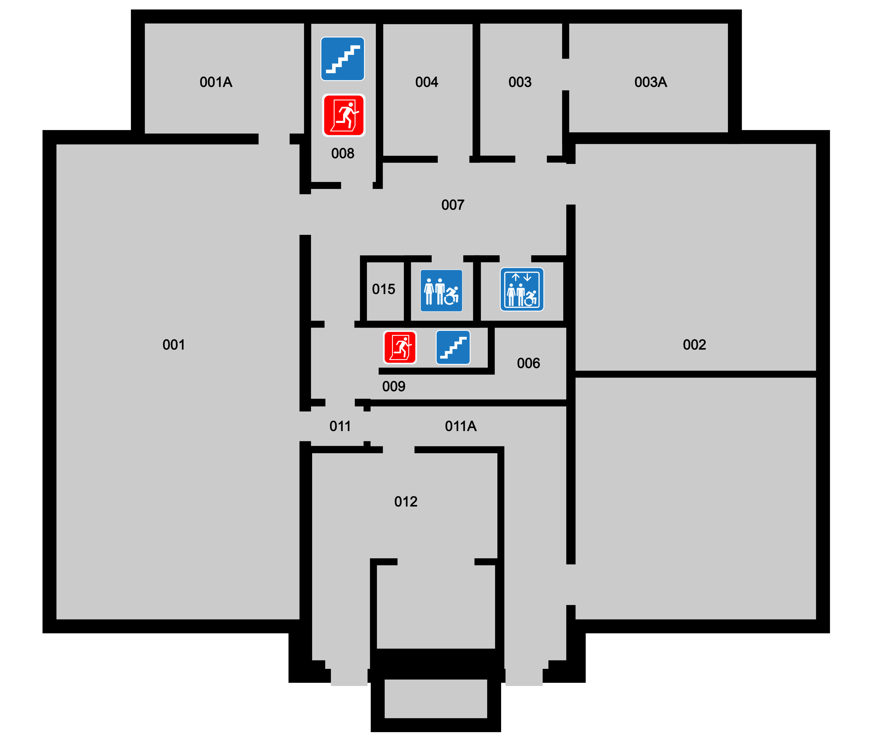 Queen's University Archives lower level floor plan