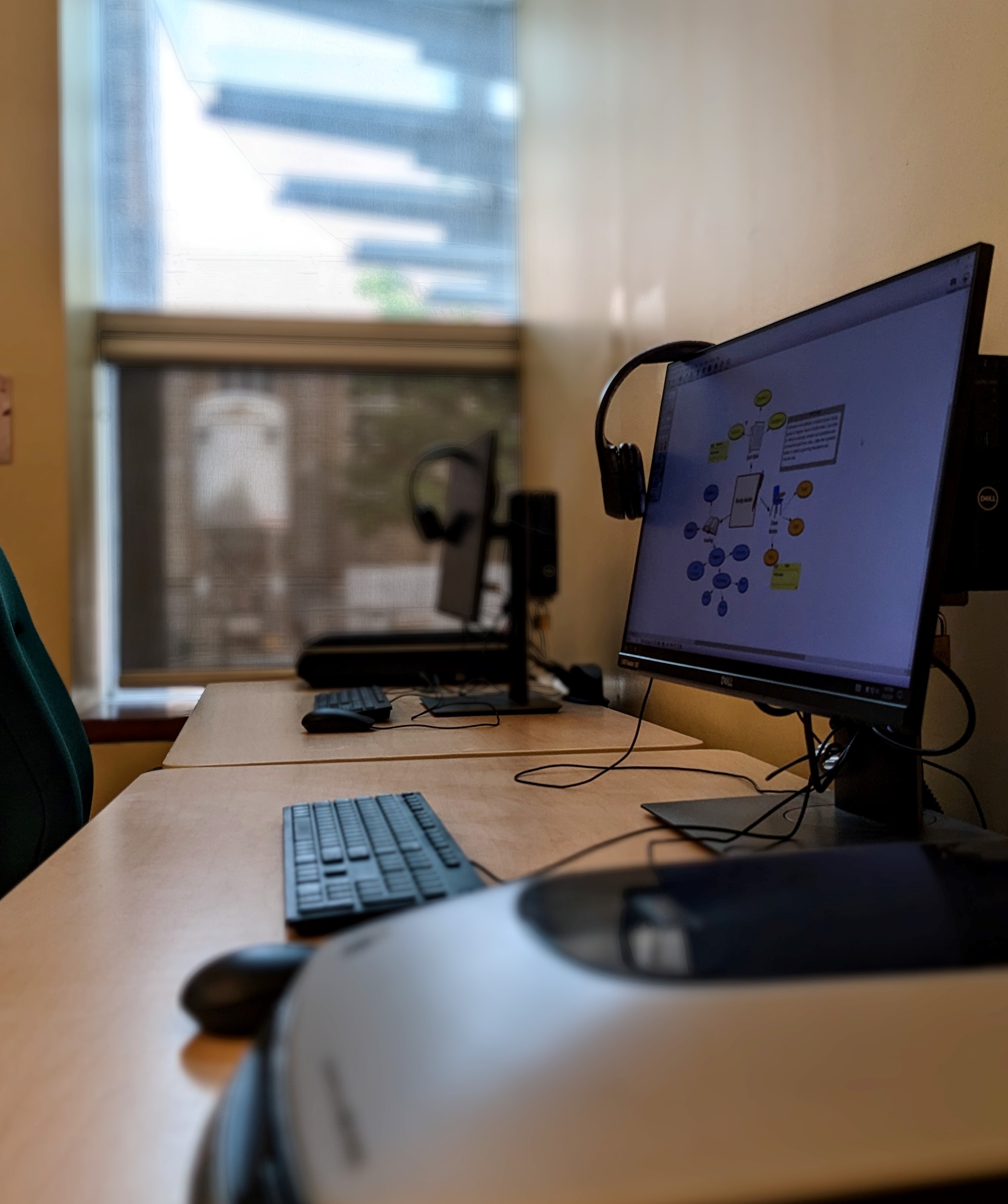 computers in the Adaptive Technology Centre lab space.