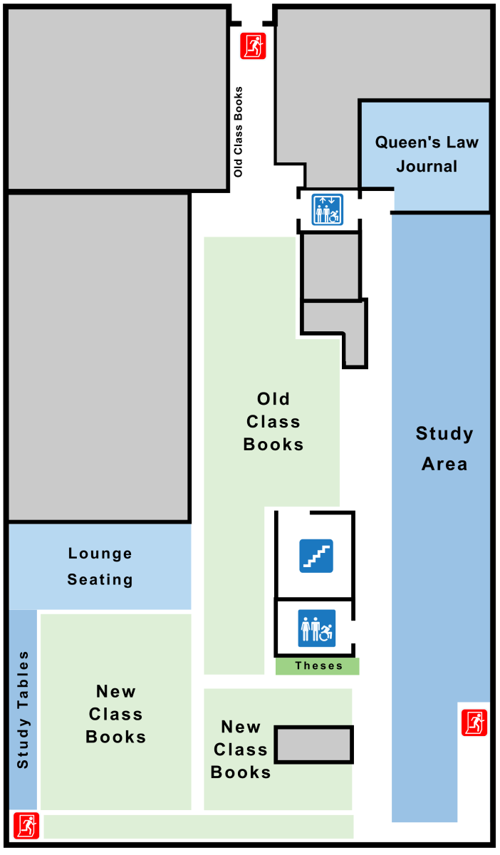 Law library second floor plan