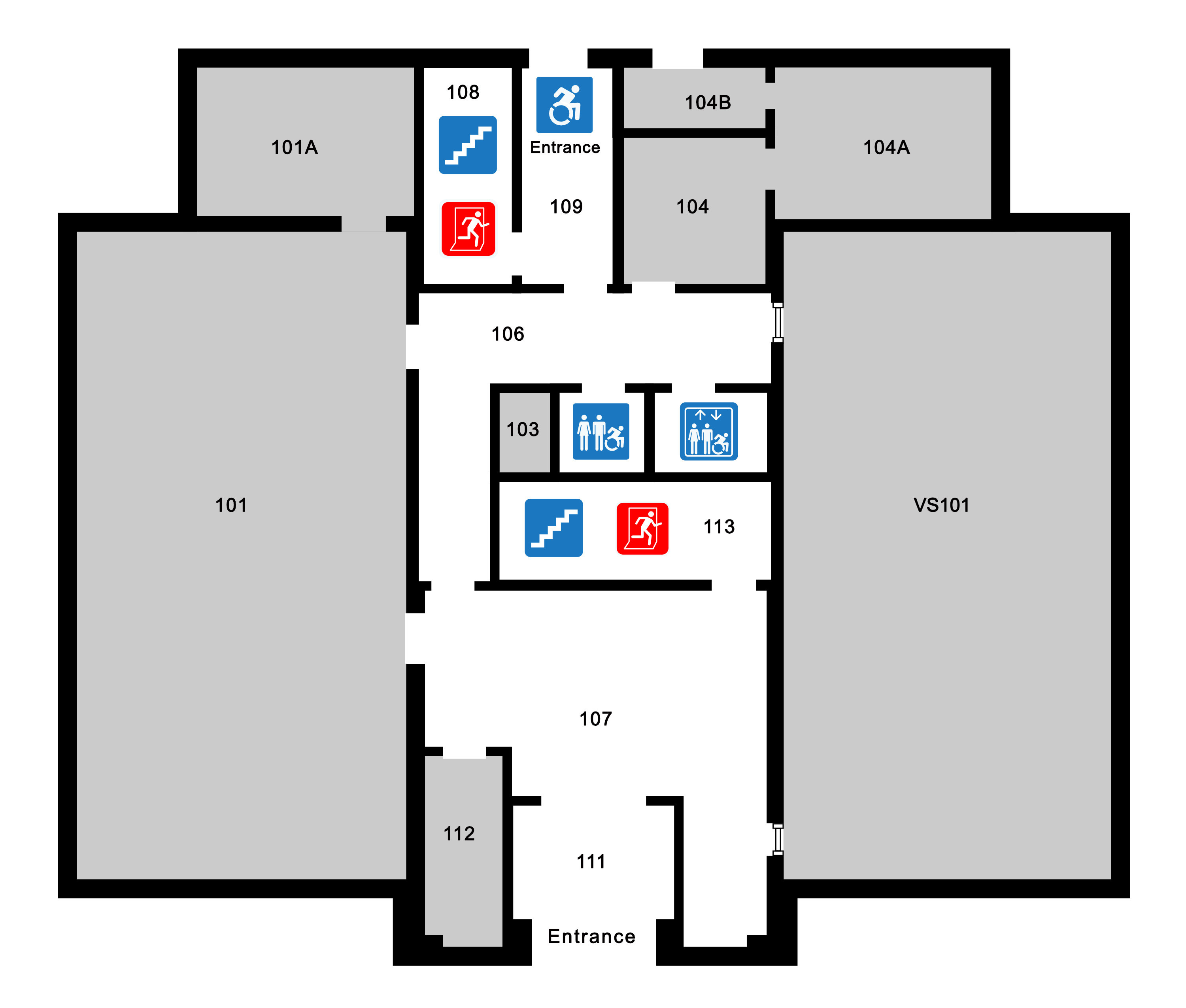 Queen's University Archives level one floor plan