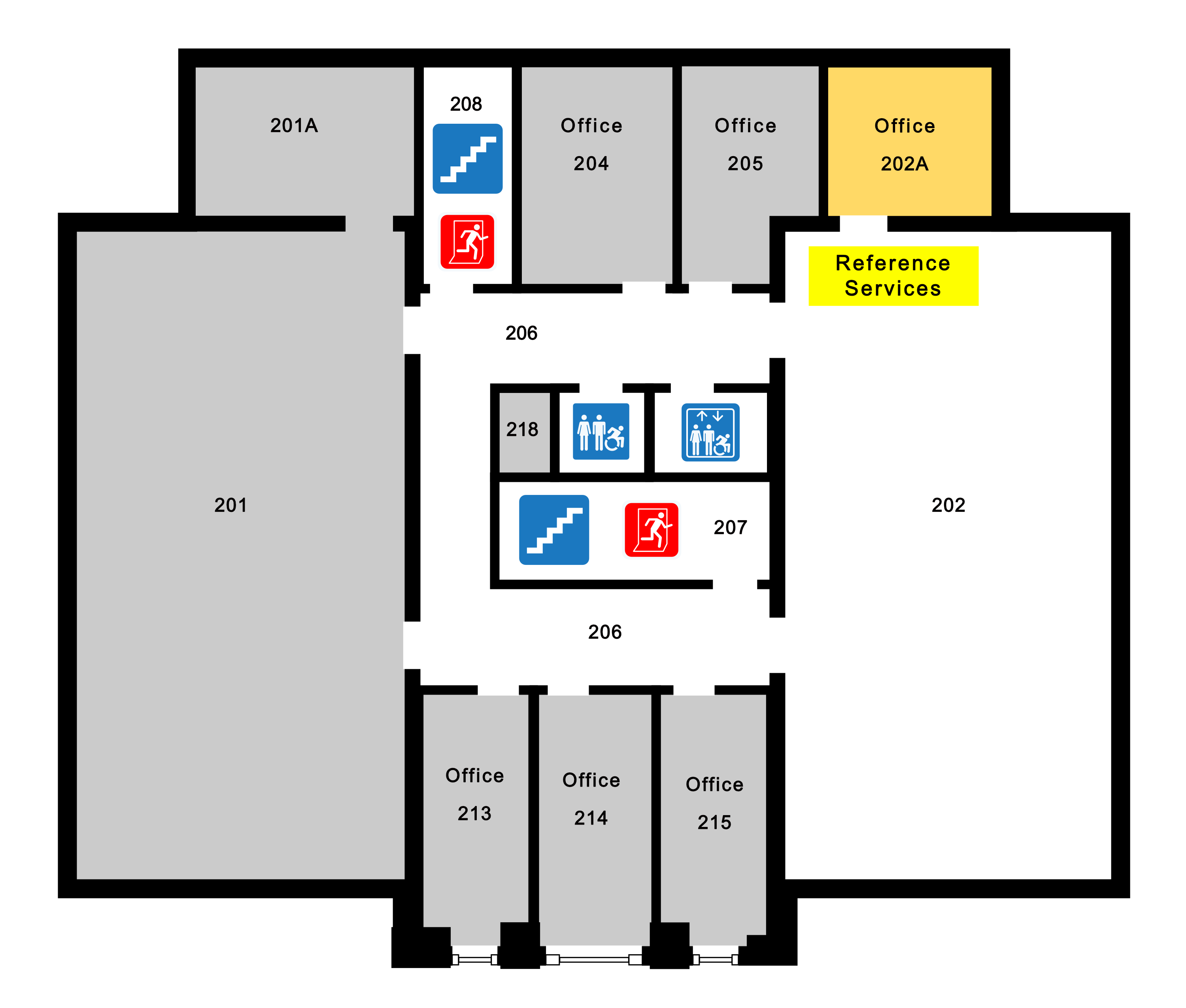 Queen's University Archives level two floor plan