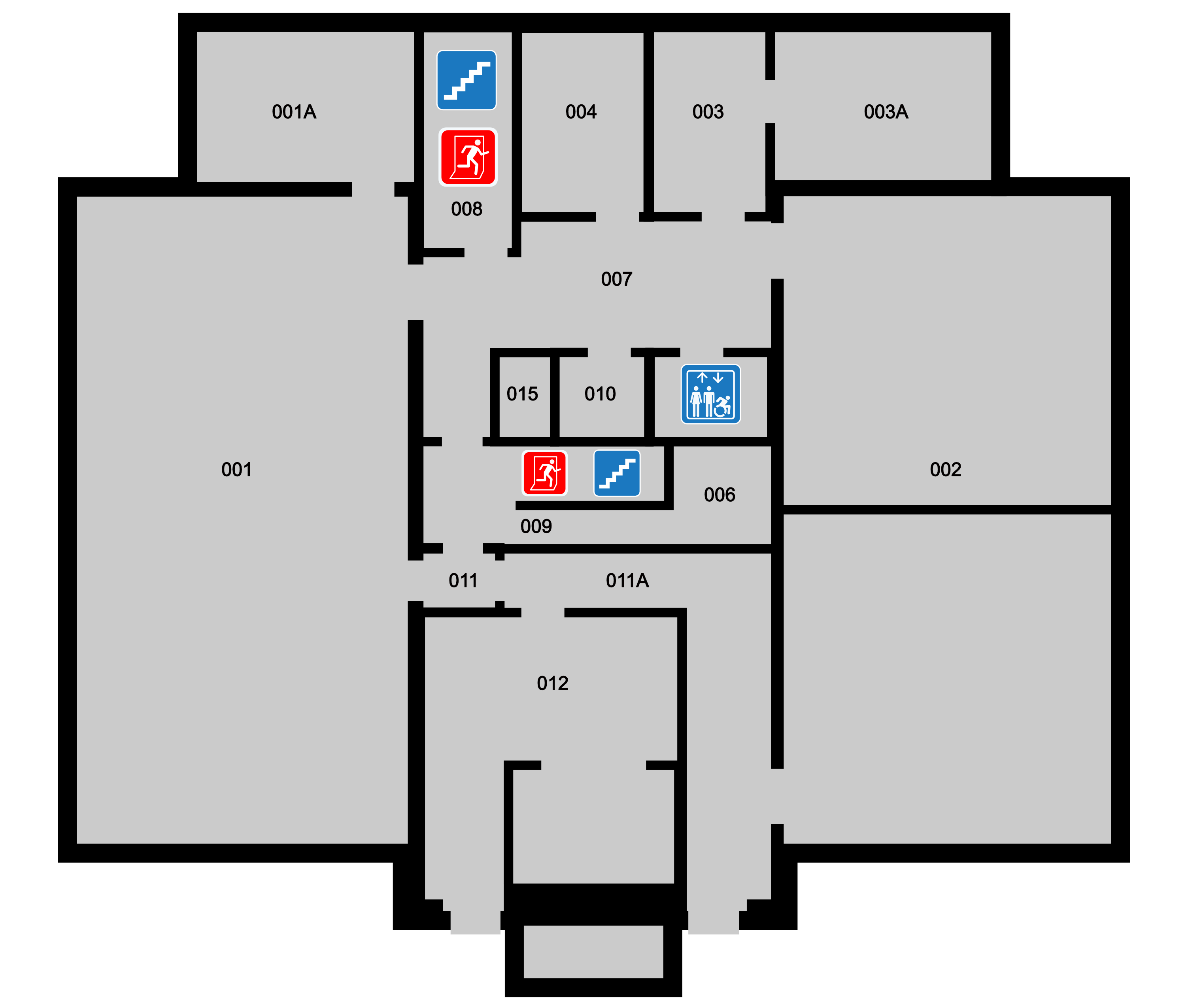 Queen's University Archives lower level floor plan