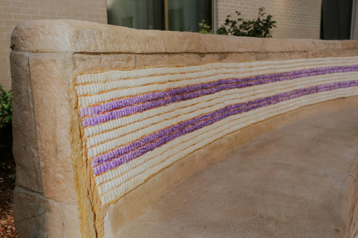 A representation of a wampum belt