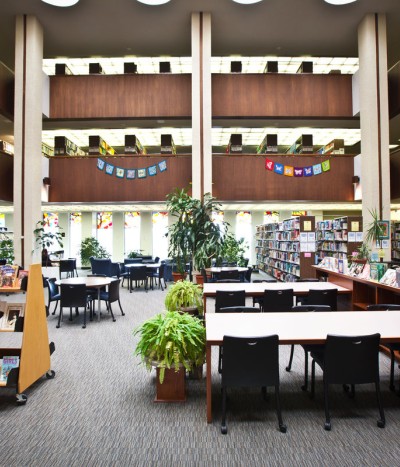 Interior of the Education Library