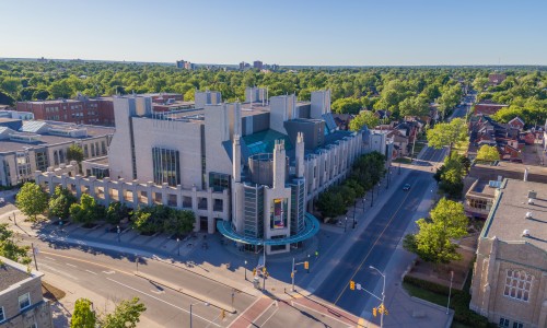 Photo of the Joseph S. Stauffer Library