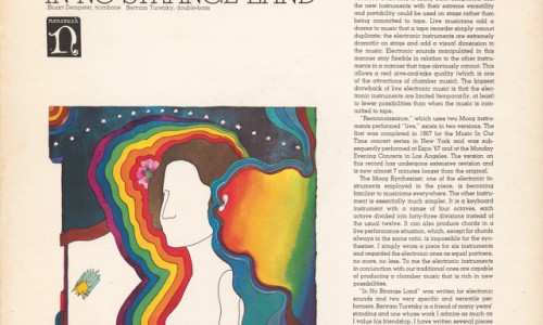 Cover of Music For Instruments &amp; Electronic Sounds by Donald Erb