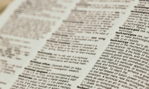 dictionary entry for technology