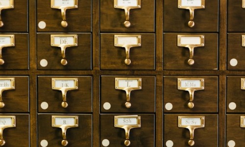 card catalogue